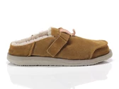 Satorisan Uwabaki Clog Strap Suede Mid Brown woman 120113 MID BROWN