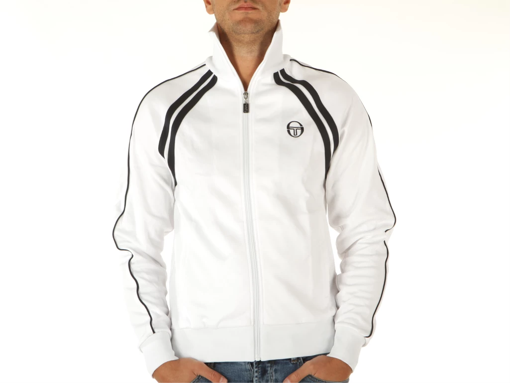 Sergio Tacchini Ghibli Tracktop Archivio White Navy homme 036637 000