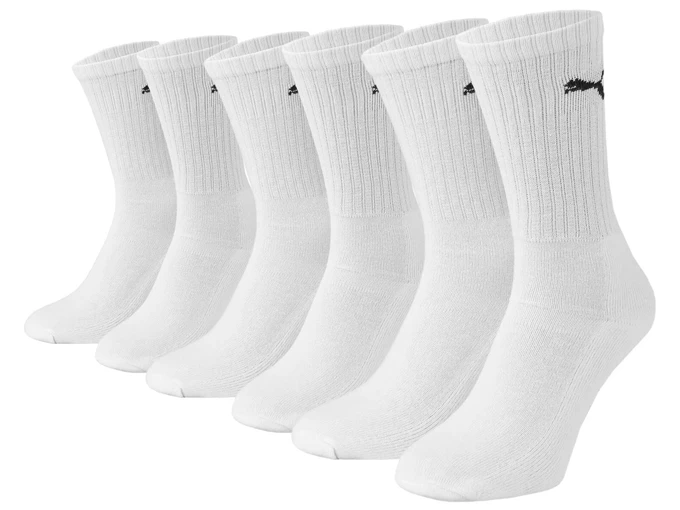 Puma Crew Sock 6 Pairs unisex 7312 300 2PK 