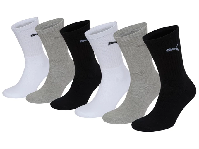 Puma Crew Sock 6 Pairs unisex 7312 325 2PK 