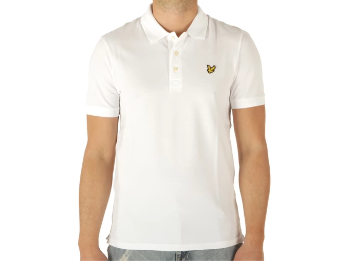 Lyle & Scott Plain Polo Shirt White hombre SP400VOG 626 