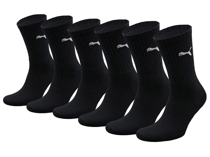 Puma Crew Sock 6 Pairs unisex 7312 200 2PK 