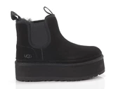 UGG Classic Boot Neumel Platform Chelsea Black femme 1134526 BLK