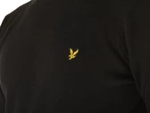 Lyle & Scott Crew Neck Lambswool Blend Jump Jet Black Marl hombre KN921VF W155 