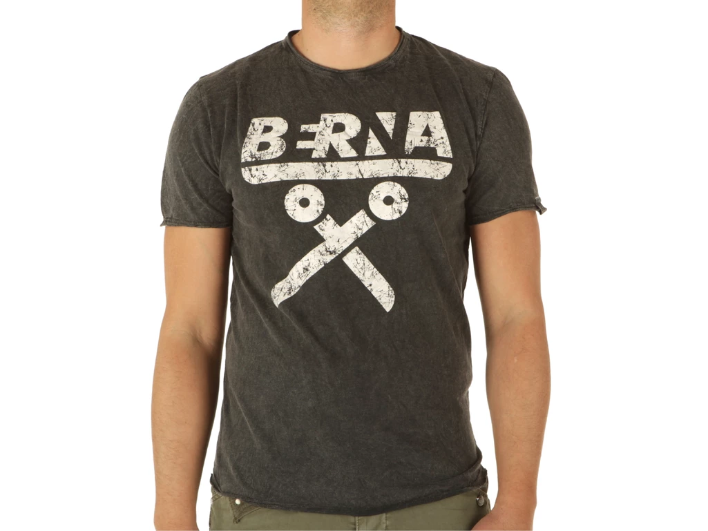 Berna T-Shirt Stond Stampa Sw Nero man 220064-1