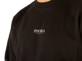 Phobia Archive Black Crewneck White Cobweb Print man PH/B12COBWEBW