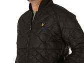 Lyle & Scott Quilted Bomber Jacket Black Ice man JK1916V X002