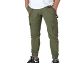 Alpha Industries Utility Pant Dark Olive uomo  128202-142