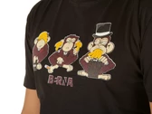 Berna T-Shirt Stampa Scimmie Nero man 215162-1