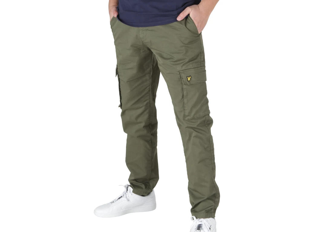 Lyle & Scott Main Road Cargo Trousers Verde Zara uomo  TR1801IT