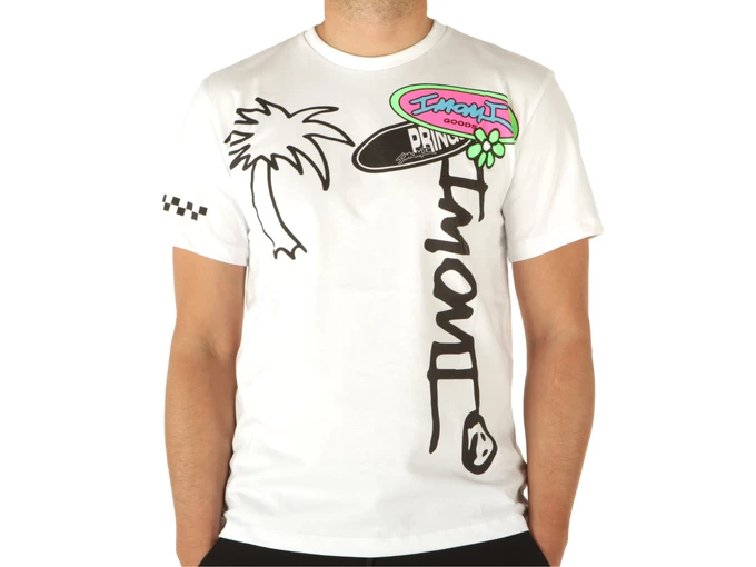 Imomi T-Shirt Cotone uomo  SS22IA08 BIANCO