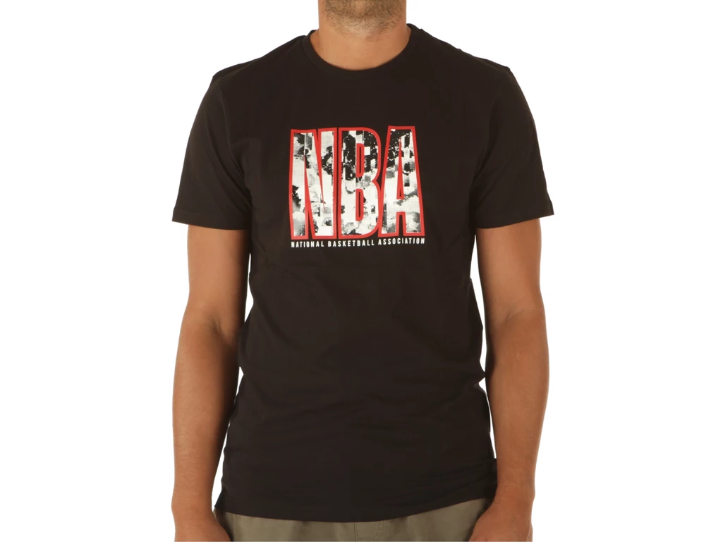 New Era NBA Logo Black Tee man 12485680