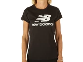 New Balance Essential Stacked Logo Tee Black donna  WT91546 BK