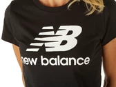 New Balance Essential Stacked Logo Tee Black donna  WT91546 BK